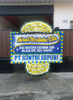 Papan Bunga Duka di Gambesi